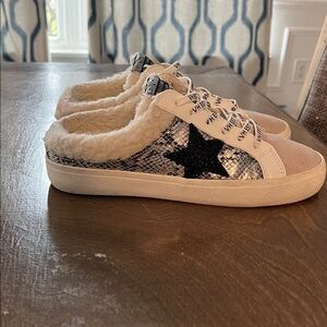 Vintage Havana Heavenly Faux Shearling Lined Low Top Mule women's Sneake…